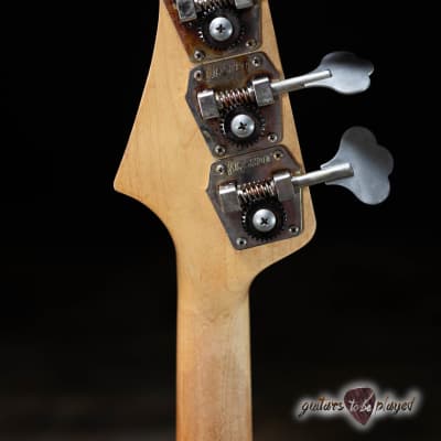 Bluesman Vintage El Dorado 4-String Bass w/ Soft Case – 3-Tone Sunburst image 6