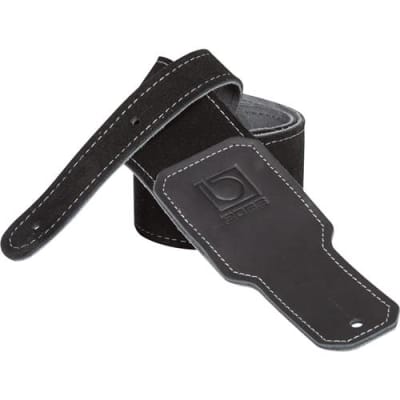 Boss 2.5  Suede Guitar Strap, Black for sale