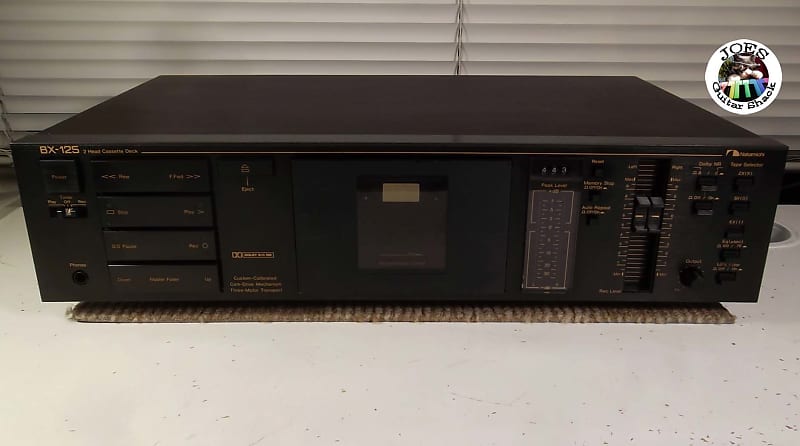 1986 Nakamichi BX-125 Stereo Cassette Deck New Belts & Serviced 07-04-2025 Clean and Excellent Condition #191