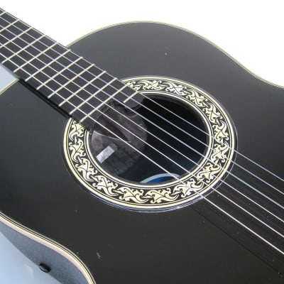 Vintage 1987 USA Made Ovation Model 1713 Clean Black