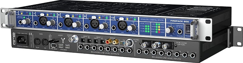 RME Fireface 800 Firewire Audio AD/DA Interface includes full manual &  packaging | Reverb