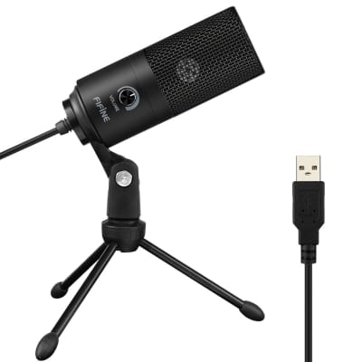  RGB Gaming Microphone, Professional High Sensitivity Shockproof  USB Computer Condenser Mic Kit with Tripod for Streaming, Twitch, Online  Chat : Electronics