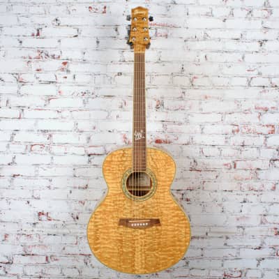 Ibanez - EW20 ASNT 1201 Acoustic Guitar - Quilted Ash Natural - w/Bag - x4751 - USED image 2