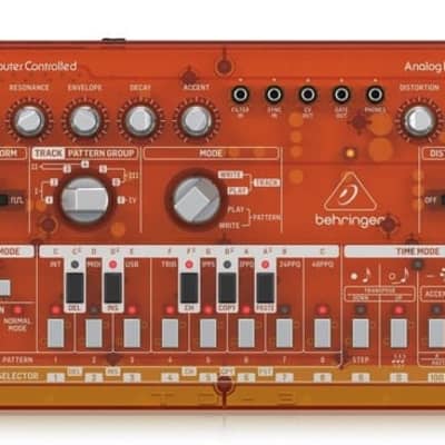 Behringer TD-3 Analog Bass Line Synthesizer 2019 - Present - Transparent Orange