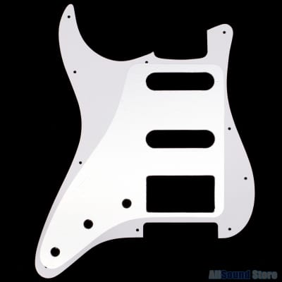 3-ply Mint Green Pearloid Pickguard for Fender Stratocaster Strat USA MIM HSS /SSH 11-Hole Humbucker image 2