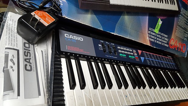 Vintage Casio CA-110 Keyboard Tone Bank w/Adapter Original Box, Works  Plays Quite Nicely!