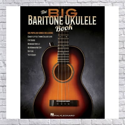 The Big Baritone Ukulele Book 125 Popular Songs - Terry Carter Music Store