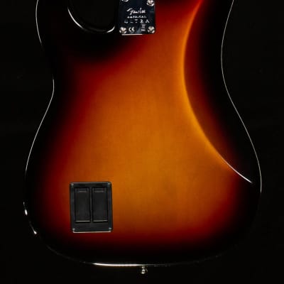 Fender American Ultra Precision Bass Ultraburst Bass Guitar-US210092467-9.47 lbs image 4