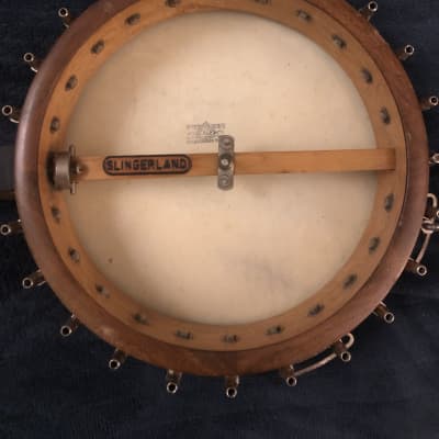 Slingerland May Belle Queen 4 string tenor banjo 1920’s maple tan image 15
