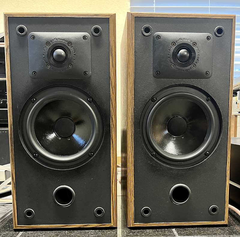 Pair of Polk Audio Monitor Series 2 Vintage 2-Way Speakers w/ | Reverb