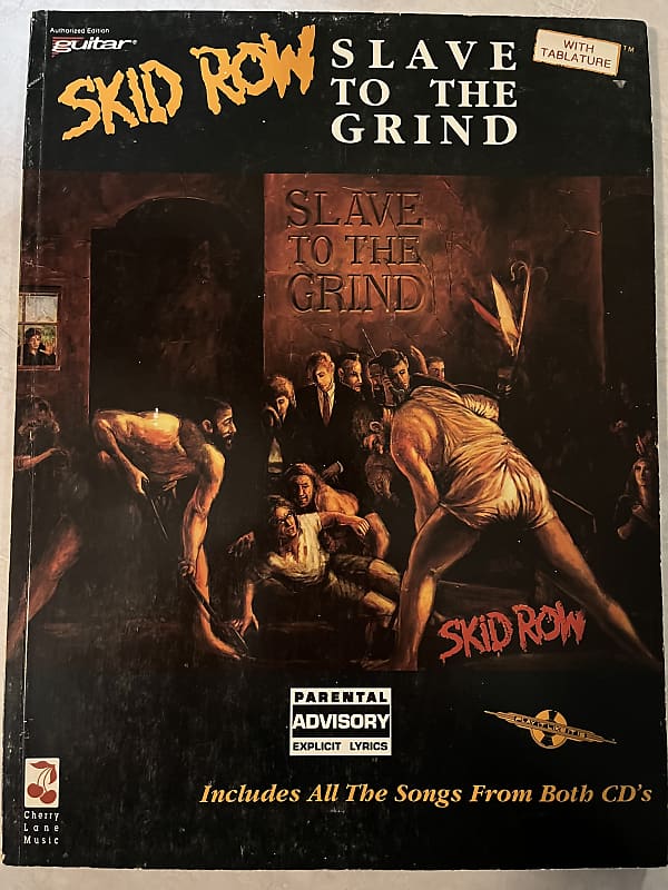 Skid Row Slave to the Grind Guitar Tab Tablature Book