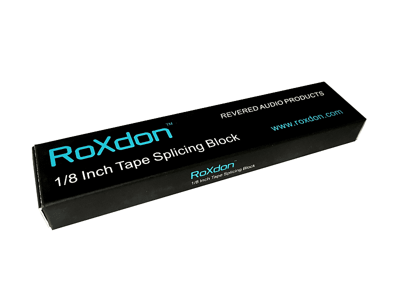 RoXdon 8 Track Tape Splicing Block + 4 Splicing Blades + Splicing Tape 66  meters