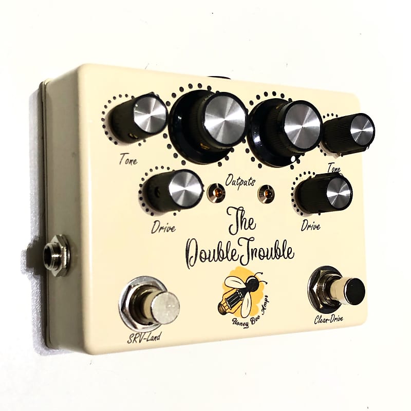 Honey Bee Amps The Double Trouble Dual Overdrive Guitar Pedal