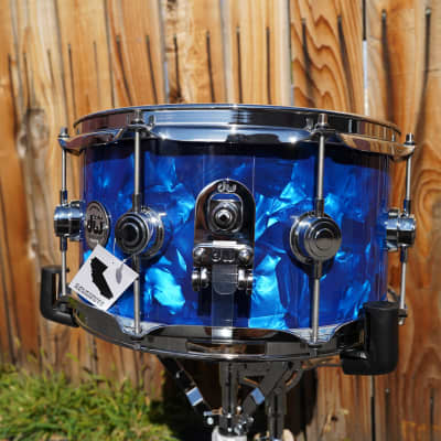 DW USA Collectors Series - Blue Moonstone 6.5 x 13" Pure Maple Snare Drum (2023) image 3