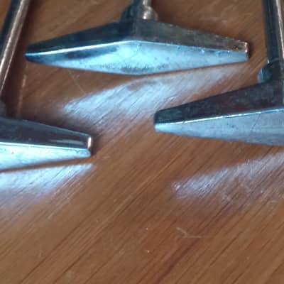 6 Pearl Vintage Bass Drum T Rods Tension Rods 70s 80s 90s image 8