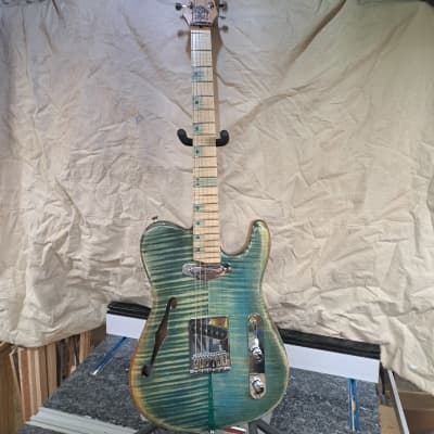 Custom Custom thinline T style guitar 2023 - Gloss Body / Satin Neck image 8