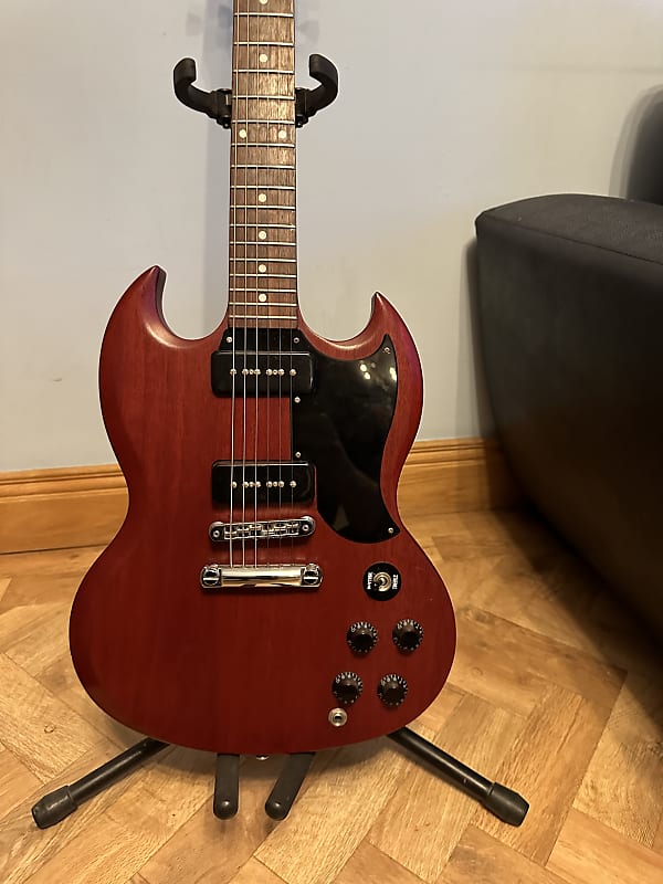 Gibson SG special 60s tribute - worn cherry image 1