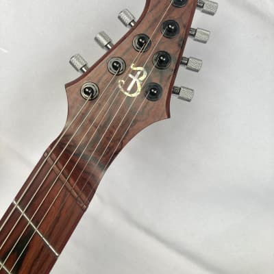 Barlow Guitars Osprey 7 String Fan Fret  Camatillo / Cocobolo 2019 - Satin W/ Mono Gig Bag image 11