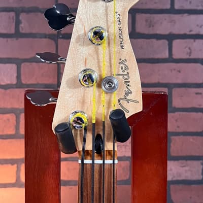 TGF CHOP SHOP Modded Fender Player Precision Electric Bass Guitar Silver, Pau Ferro, Mint! image 6