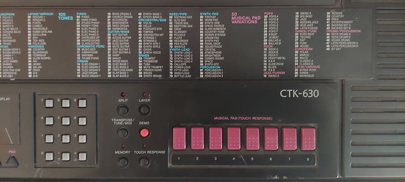 Casio CTK 630 Black | Reverb