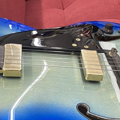 Ibanez Contemporary Archtop AFC155 Hollow Body Electric Guitar 2017 - Jet Blue Burst with Case image 5
