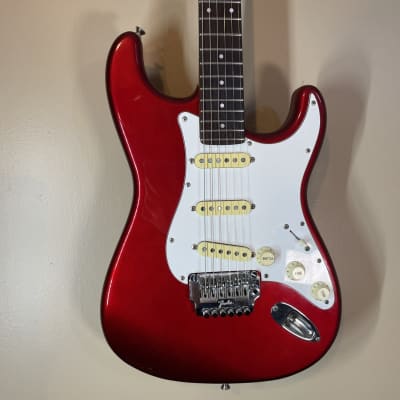 Fender 1986 MIJ Contemporary Stratocaster - Candy Apple Red image 1