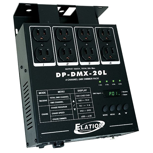 Immagine American DJ DP-DMX20-L 4-Channel DMX Dimmer Pack - 1