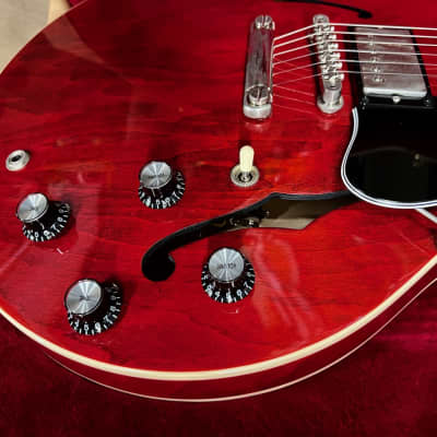 Gibson Gibson ES-335 Jun 2021 Sixties Dot USA Mint 2021 - Cherry Red image 13