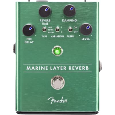 Fender Marine Layer Reverb Guitar Effects Pedal w/ Hall, Room and Shimmer Types image 1