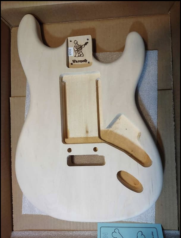 Warmoth Stratocaster Body Basswood Unfinished Reverb 3743