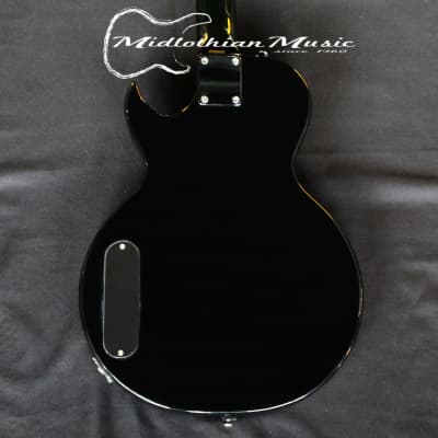 J. Reynolds Les Paul Style Electric Guitar - Black Finish image 6