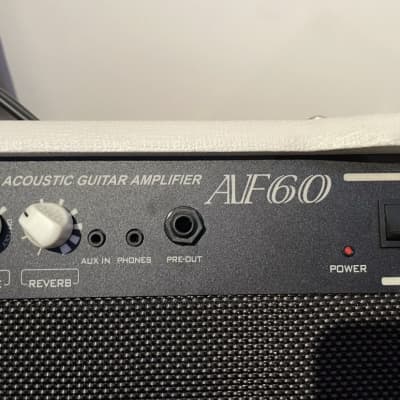 Cort AF30 Acoustic Instrument Amplifier, 30 Watts Tilt-back Design - Cream image 3