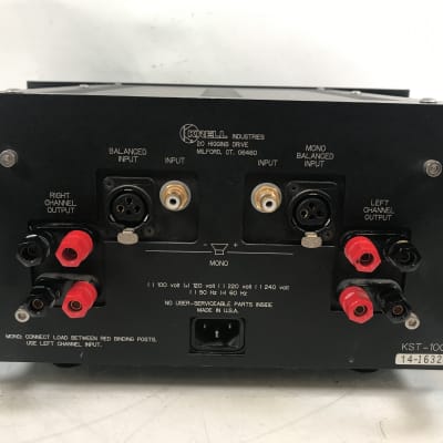Krell KST-100 Stereo Power Amplifier; KST100 image 9