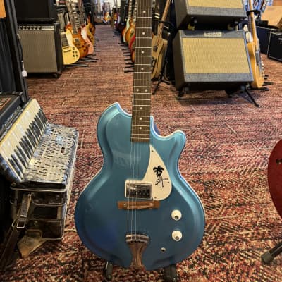 Supro 1570WB Sahara Single Pickup Americana Series Electric Guitar 2010s - Wedgewood Blue Metallic image 1