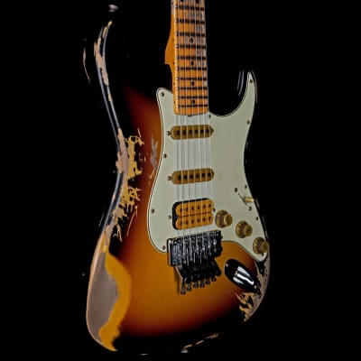 Fender Custom Shop Alley Cat Stratocaster Heavy Relic HSS Floyd Rose Maple Board 3-Tone Sunburst image 3