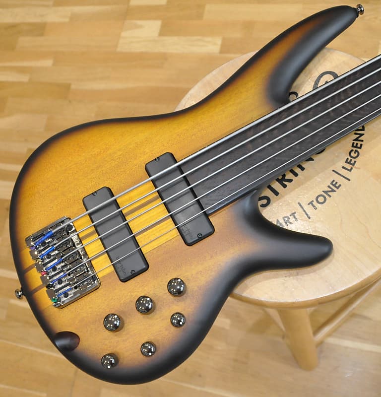 IBANEZ SRF705 BBF Brown Burst Flat / 5-String Fretless Bass