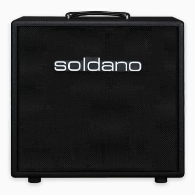 Soldano 1 × 12" Closed Back Cabinet Black w/ Celestion G12H-150 Redback Speaker image 1