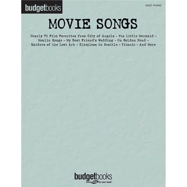 Movie Songs, Easy Piano Budget Books, Easy Piano image 1