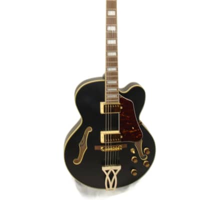2020 Ibanez Artcore Series AF75G Hollowbody Electric Guitar Flat Black for sale
