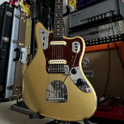 Fender Custom Shop 1962 Jaguar Relic Aztec Gold. RARE! image 3