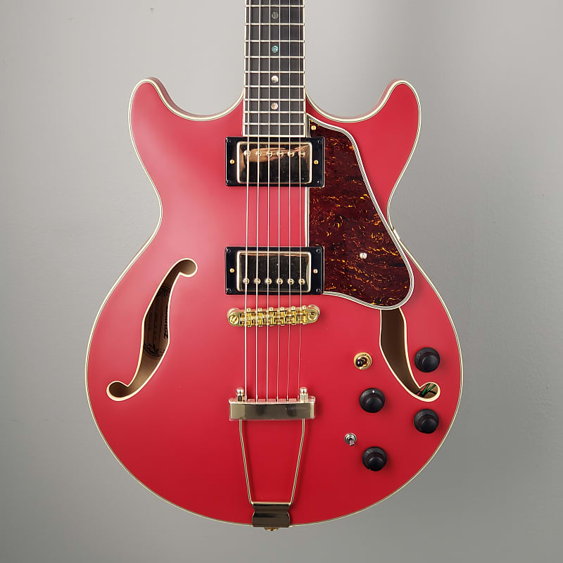 Ibanez Artcore Expressionist AMH90 Hollowbody Electric Guitar - Cherry Red  Flat - NEW !