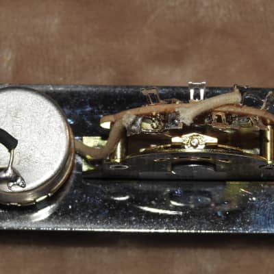 Aged Gotoh Telecaster Loaded Control Plate Harness with Treble Bleed WD 24mm Pots Oak Grigsby Switch image 10