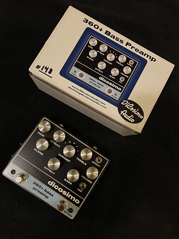 DiCosimo Audio 360+ Bass Preamp 2020 Blue | Reverb Canada