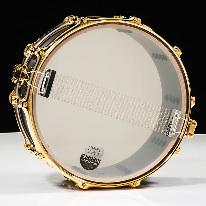 Sonor SQ2 14x7 Beech Snare Drum w/ Gold HW - Dark Satin | Reverb