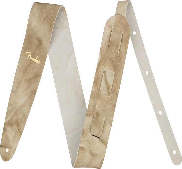 FENDER MONOGRAM LEATHER GUITAR STRAP SET UP + UNBOXING 