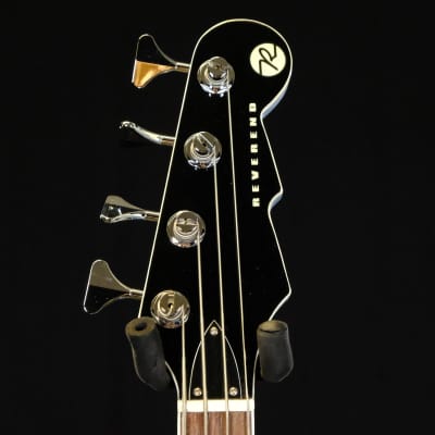 Reverend Set-Neck Series Thundergun Bass Guitar - Metallic Silver Freeze image 5