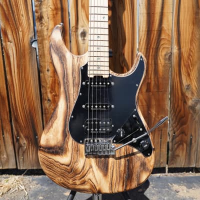 ESP Original Custom Shop Snapper AS-M Driftwood/Burner Satin 6-String Electric Guitar w/ Case (2024) image 6