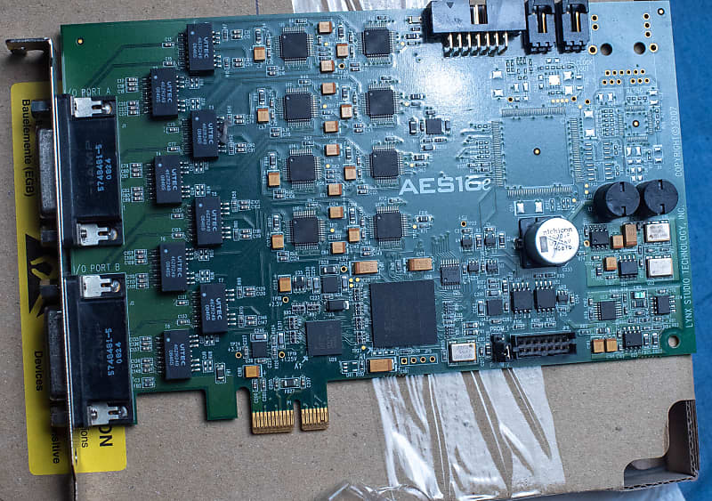 LYNX STUDIO AES16e-G 24bit 192Khz PCIe AES/EBU | Reverb Canada LYNX STUDIO AES16e-G 24bit 192Khz PCIe AES/EBU | Reverb Canada