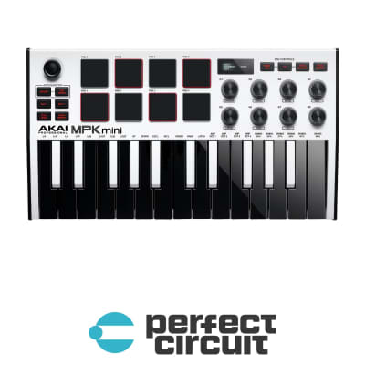 Akai MPK Mini mk3 SE Keyboard Controller (White)