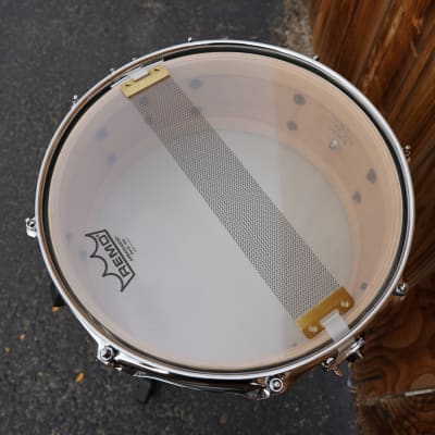 Pork Pie 13'' Dark Green Oak / Maple shell with ring's 5.5 x 13" Snare Drum (2022) image 3